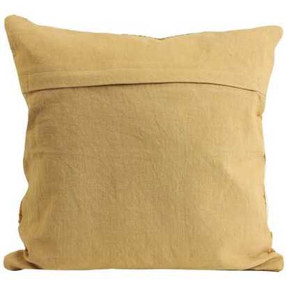 Light and Living Mudeli Square Cushion - Ochre