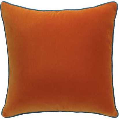 Andrew Martin Pelham Square Cushion - Clementine & Peacock - Large