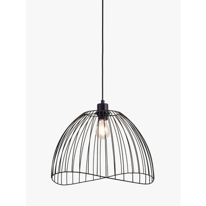 John Lewis & Partners Hiko Easy-to-Fit Ceiling Shade, Black