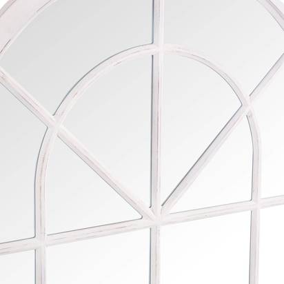 Arched 90x135cm White Mirror 