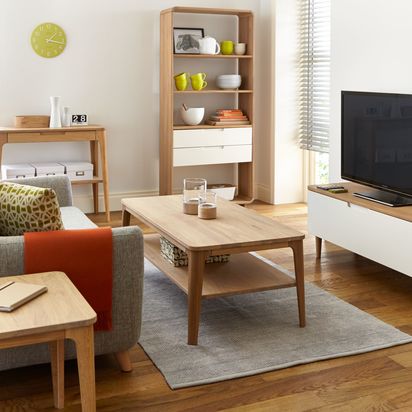 Ebbe Gehl for John Lewis Mira Coffee Table Oak | H45.0 x W60.0 x D120.0cm