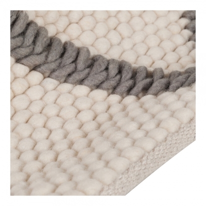 Moroccan Style Berber Diamond Rug, 100% Wool, Cream Size: 150cm x 230cm