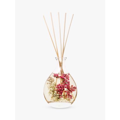 Stoneglow Natures Gift Pink Pepper Flowers Reed Diffuser, 180ml Multi | H15 x W9cm