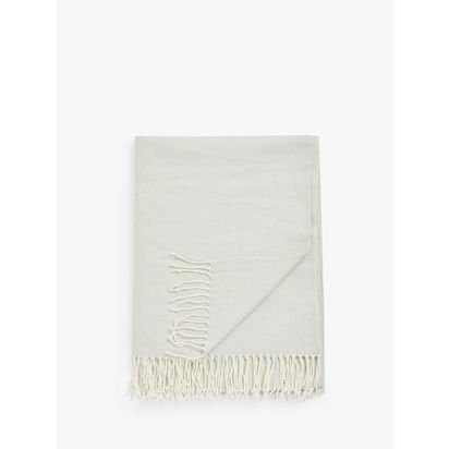 John Lewis Herringbone Throw Natural | 150 x 200cm