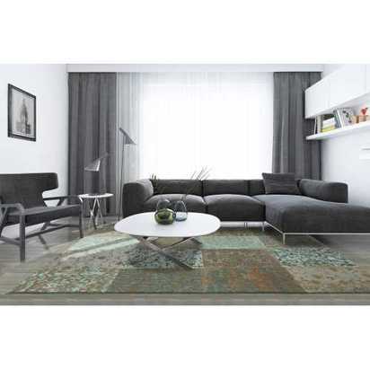 Louis De Poortere Vintage Multi Rug - 8006 Sea Blue - 170cm x 240cm