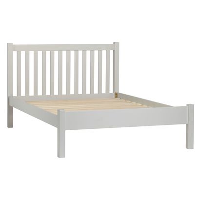 John Lewis Wilton Bed Frame, Double Grey | H102 x W144 x D202cm