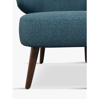 John Lewis Petal Armchair, Dark Leg, Windsor Royal Blue