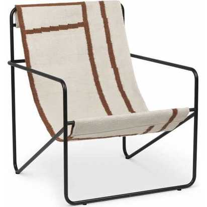Ferm Living Desert Lounge Chair - Black & Shape