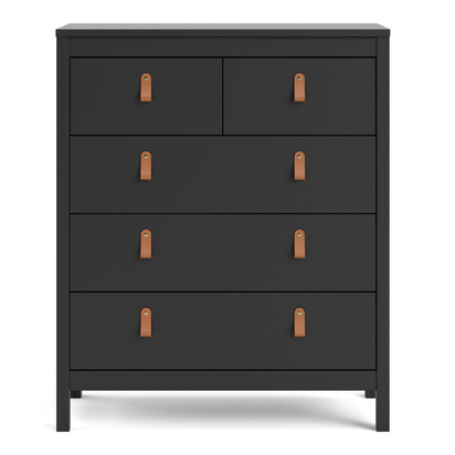 Riverton Chest 3+2 Drawers in Matt Black
