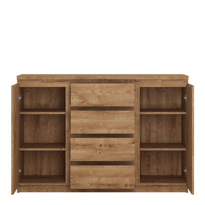 Langford 2 Door 4 Drawer Sideboard in Oak