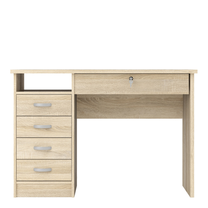 Oakwell 4 Desk 5 Drawers in Oak
