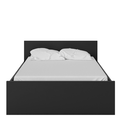 Avery 3 Double Bed 4ft6 (140 x 190) in Black Matt