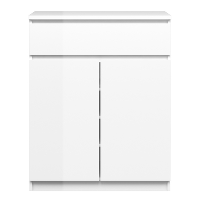 Avery 3 Sideboard 1 Drawer 2 Doors in White High Gloss