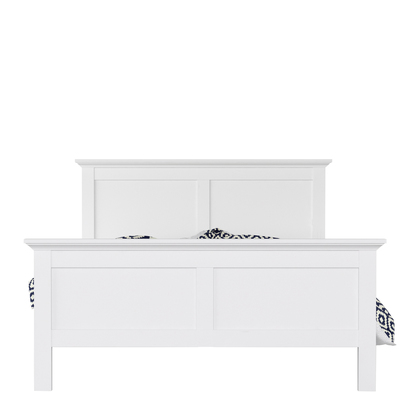 Sutton Double Bed (140 x 200) in White