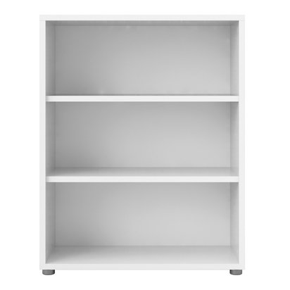 Sutton 3 Bookcase 2 Shelves in White