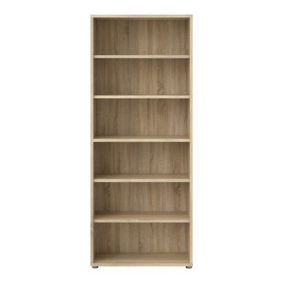 Sutton 3 Bookcase 5 Shelves in Oak