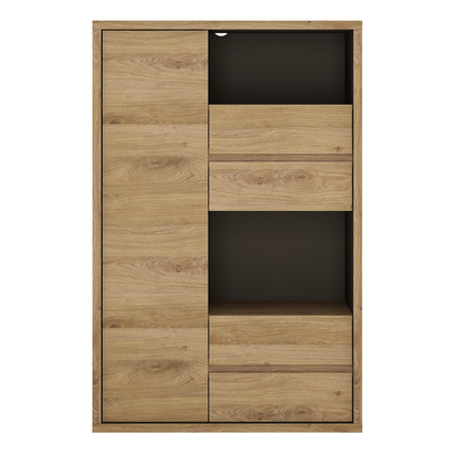 Langford 3 1 Door 4 Drawer Display Cabinet