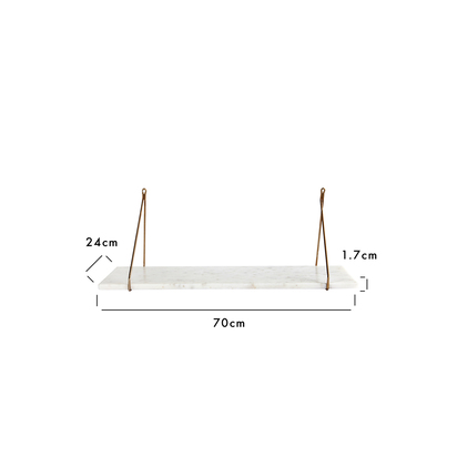 White Marble Shelf