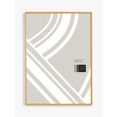 John Lewis Aluminium Poster Frame Oak Effect | 40 x 30 x 2.5cm