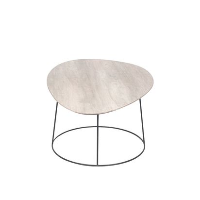 Minato White Oak Effect & Black Coffee Table