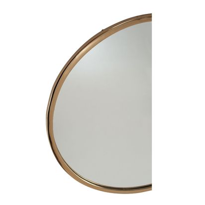 Round 61cm Gold Mirror 