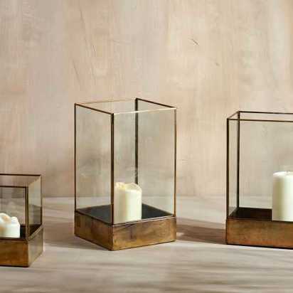Nkuku Sampara Tall Hurricane Lantern