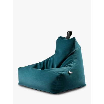 Extreme Lounging Mighty Brushed Suede Bean Bag Teal | H94 x W99 x D80cm