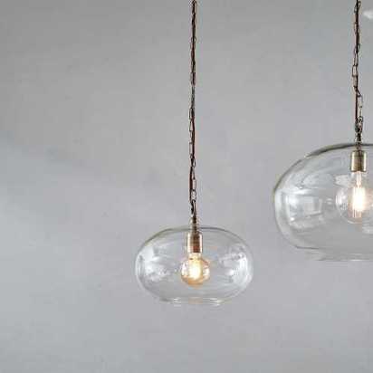 Nkuku Otoro Round Pendant Light - Clear - Large
