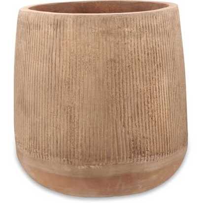 Nkuku Wampu Tall Planter - Terracotta - Small