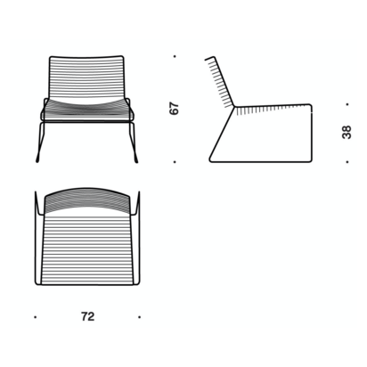 Hee Low armchair - Variation :  Army