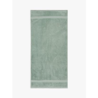 John Lewis Egyptian Cotton Towels Dusty Green | H3 x W70 x D135cm