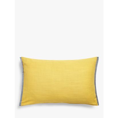 John Lewis Zebra Cushion Mustard | 35 x 55cm