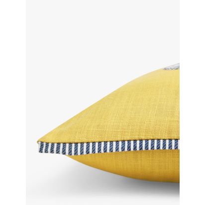 John Lewis Zebra Cushion Mustard | 35 x 55cm