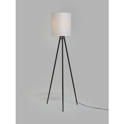 John Lewis Tripod Floor Lamp Black | H173 x W47.3 x D54.6cm