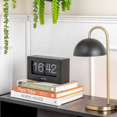 Leitmotiv Dome Table Lamp - Black
