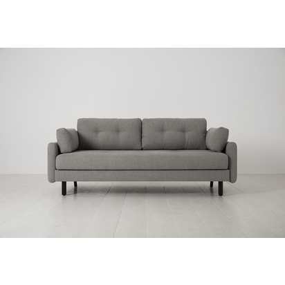 Model 04 3-Seater Sofa Bed Shadow from Swyft