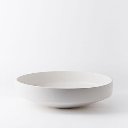 Pure White Ceramic Centrepiece Bowl
