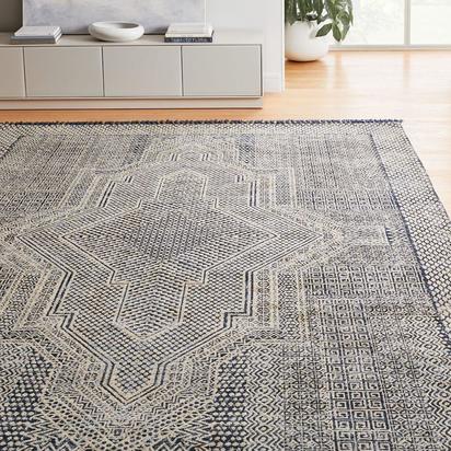 Indra Rug, Indigo, 152 cm x 244 cm