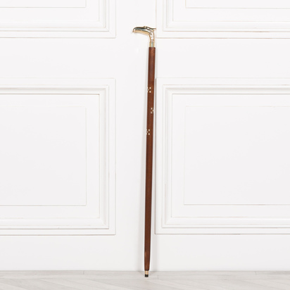 Eagle Brass Wooden Walking Stick