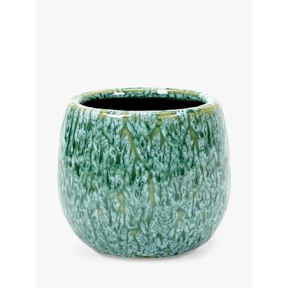 Serax Seagrass Pot, Sea Green, Large Sea Green | H14.5 x Dia.17cm outer rim 11.5cm inner rim