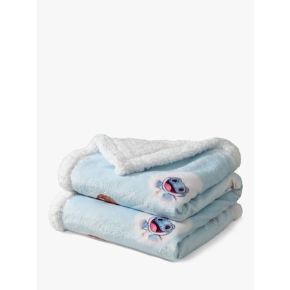 Disney Frozen Sherpa Fleece Throw Multi | W120 x D120cm