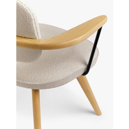 John Lewis Soren Boucle Office Chair