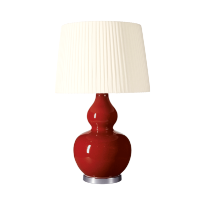 OKA, Calabash Table Lamp - Venetian Red, Table Lamps, Ceramic