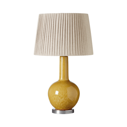 OKA, Grenadilla Table Lamp - Saffron, Table Lamps, Ceramic