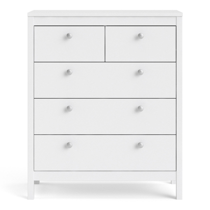 Huxham Chest 3+2 Drawers in White