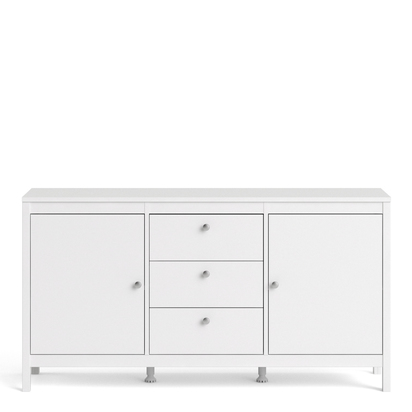 Huxham Sideboard 2 Doors 3 Drawers in White