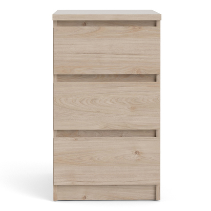 Avery 3 Bedside 3 Drawers in Jackson Hickory Oak