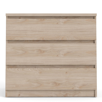 Avery 3 Chest of 3 Drawers in Jackson Hickory Oak