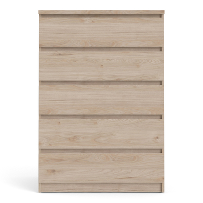 Avery 3 Chest of 5 Drawers in Jackson Hickory Oak