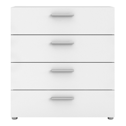 Prescott 3 Chest of 4 Drawers in White
